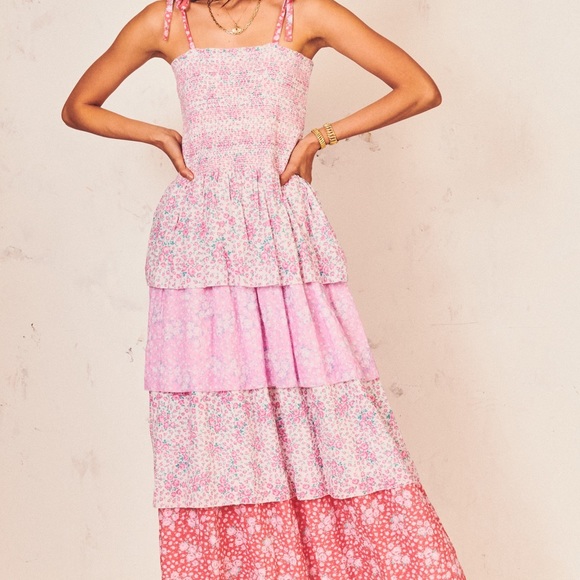 LoveShackFancy Dresses & Skirts - LoveShackFancy Caressa Maxi Dress S